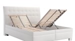 Čalouněná postel Naty 180x200 Loft bílá