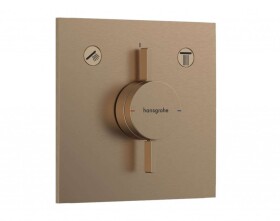 HANSGROHE - DuoTurn E Baterie pod omítku, pro 2 spotřebiče, kartáčovaný bronz 75417140