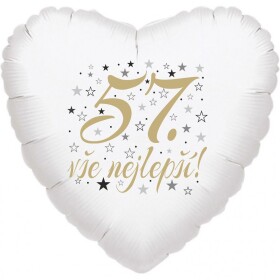 57. narozeniny balónek srdce Balonky.cz 57. narozeniny balónek srdce Balonky.cz