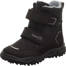 Chlapecké zimní boty HUSKY Black/Light Grey Superfit 1-006081-0000 - 28