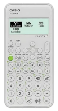 Casio FX-350CW šedá / Kalkulačka / Vědecká / 12 míst / Přirozený zápis / QR kód (FX-350CW BOX)