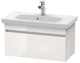 DURAVIT - DuraStyle Umyvadlová skříňka Compact, 40x73x37 cm, 1 zásuvka, lesklá bílá DS639902222