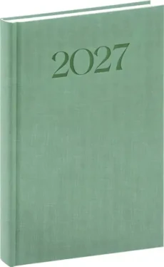 NOTIQUE Biella 2027 zelený / Denní diář / 15 × 21 cm