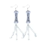 Rappa Náušnice kosti Čarodějnice