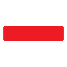 Djois podlahové samolepicí značení - pruh, 20 x 5 cm, červený, 10 ks