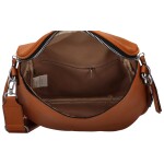 Módní dámská koženková ledvinka/crossbody Andrés, camel