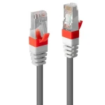 Lindy Cat6A S/FTP PIMF šedá 2m / Patch kabel / RJ45-RJ45 / LSZH / 10 Gbit/s (45353)