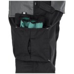 Kalhoty montérkové lacl BASIC LINE, černé, XL/56, STALCO
