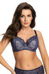 Dámská podprsenka 357 Blanca blue - GORSENIA tmavě modrá 65/G