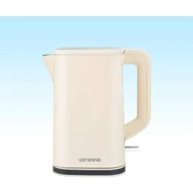 Orava VK-4412 C černo-stříbrná / Skleněná varná konvice / 1.7L / 2200W / podsvícení (VK-4412 C)