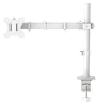 Hama Stolní držák pro 1 monitor 35" bílá / Stolní držák / 1 rameno / VESA 75x75-100x100 / nosnost 12 kg (220902)