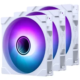 PHANTEKS M25 Gen2 PWM D-RGB 3ks bílá / 140mm / Hydraulic Beraing / 36.4 dB @ 1800 RPM / 101.78 CFM / 4-Pin PWM + 3-Pin (PH-F140M25_G2_DWT01_3P)