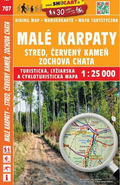 SC 707 Malé Karpaty Červený kameň, 1:25 000