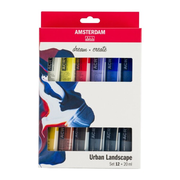 Talens Amsterdam Acryl sada 12x20 ml Landscape