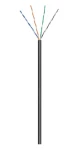Goobay 57196 černá / Síťový kabel / Cat5e / U/UTP / venkovní / 100 m (57196)