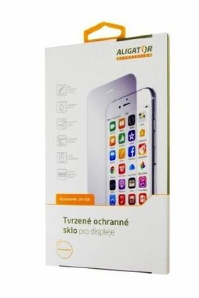 Aligator GLASS Ochranné tvrzené sklo pro Aligator FIGI NOTE3 PRO černá (FAGALAFN3P)