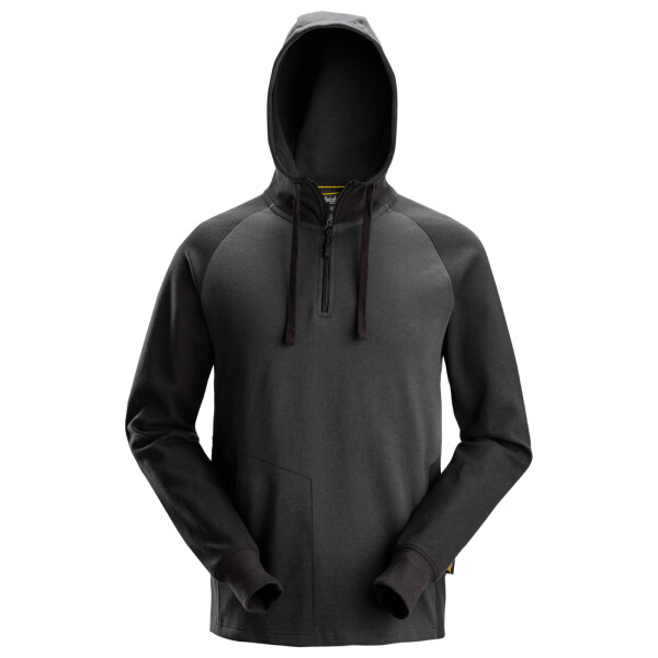 Snickers Workwear Dvojbarevná mikina s kapucí šedočerná velikost 2XL (28425804008-B)