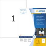 Herma 8016 Fóliové etikety 45.7 x 21.2 mm fólie, lesklá transparentní 1200 ks trvalé laserová tiskárna, kopírka, barevná