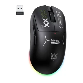 ONIKUMA DM03 černá / Herní myš / RGB / bezdrátová 2,4 GHz / 24 000 DPI / 1000 Hz (DM03 (2.4G + blietoo)
