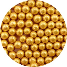 Dortisimo Cukrové perly zlaté velké (80 g)