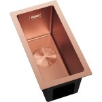MEXEN - Trixo ocelový dřez 1-bowl 230 x 440 mm, měď HC 6411221000-65HC