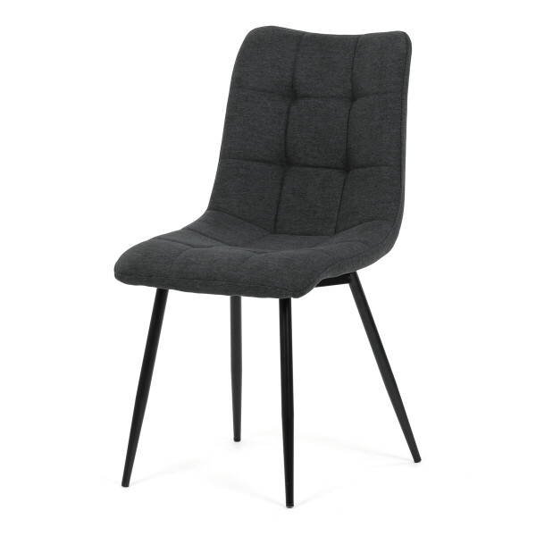 Jídelní židle, šedá, látka, DCL-193 GREY2