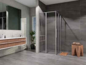 Lansanit Sprchový kout Tadao PRD 900x900, chrom/čiré sklo LAN01019