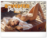 Nástěnný kalendář Summer Paradise 2025, 48 33 cm