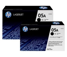 HP 05A Black LJ Toner Cart, 2-pack, CE505D (2,300 / 2,300 pages) EDF_692618