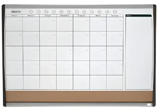 NOBO Měsíční organizér / Magnetická tabule / 58,5 x 43 cm (1903813)