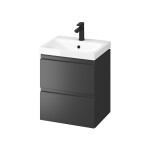CERSANIT - Sada B895 MODUO 50 antracit DSM (skříňka FSC MIX70% SGSCH-COC-007574 + umyvadlo) S801-485-DSM