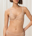 Dámská podprsenka Modern Lace+Cotton W02 - BROWN - sv. béžová 00EP - TRIUMPH BROWN 85E
