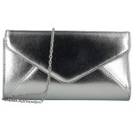 Stylové dámské psaníčko Michelle Moon Connie, stříbrné