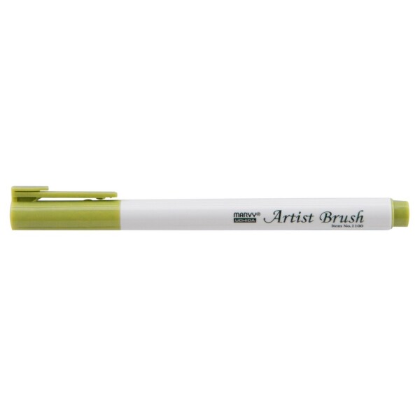 MARVY Artist Brush 1100-52 fix štětcový hrot – barvy vodní báze brush pen na papír lettering kaligrafie rozmývatelný mísitelný acid free netoxický