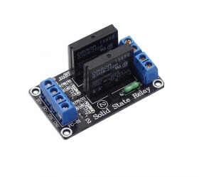 SSR Relé modul High level - 2 kanály, 24V DC