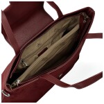 Trendy dámská koženková kabelka na rameno Coveri Hilari, vínová