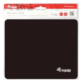 Equip podložka pod myš protiskluzová černá / Podložka pod myš / Nylon, guma / 220 x 180 x 3 mm (245011)