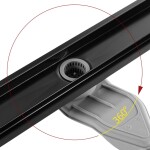 REA - Lineární sprchový žlab Neox Superflow černá 90 REA-G7808