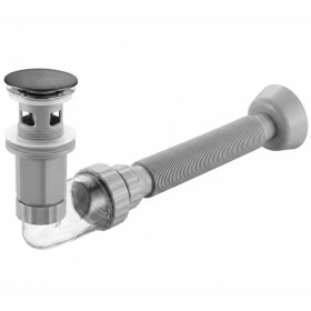 REA - Umyvadlový sifon s univerzální výpustí click-clack Flow Titan REA-A9494