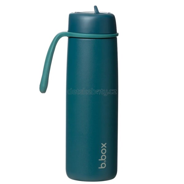 B.box 1424 Nerezová termolahev s brčkem 690 ml - sea glass