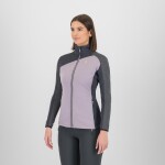 KARPOS Federa Full-Zip W Fleece, Lavender/Black/Woodl.Gray velikost: S
