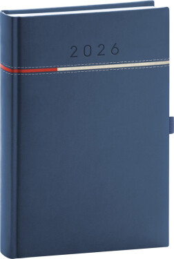NOTIQUE Diář 2026: Tomy - modročervený, denní, 15 x 21 cm