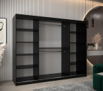 Šatní skříň Abi V2 Barva korpusu: Dub Sonoma, Rozměry: 200 cm, Dveře: Dub sonoma