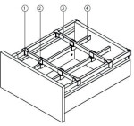 Strong SB vnitřní dělení kulaté bílé :: reling (179244)