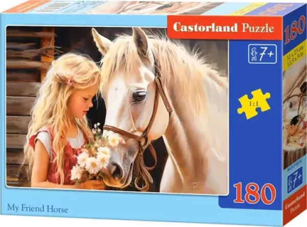 Castorland 018536 Puzzle Můj přítel kůň180 dílků