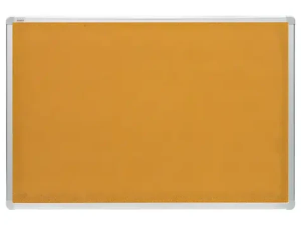 2x3 Premium 155x57,5 cm hnědá / Korková tabule / Hliníkový rám ALU23