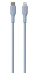 Puro Soft světle modrá / Datový kabel / USB-C - Lightning MFi / 12 W / 1,5 m (PUCAPLTUSBCICONLBLUE)