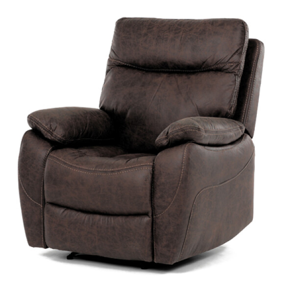 TV a relaxační křeslo s elektrickým ovládáním, potah hnědá látka v dekoru vintage, 1 motor 240V