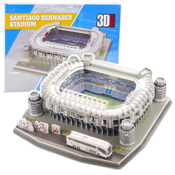 Mamido 3D Puzzle Santiago Bernabeu Real Madrid Fotbalový stadion 101 dílků