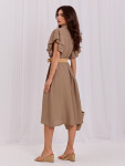 Dámské šaty MI SK 82970.86 khaki - Milady one size